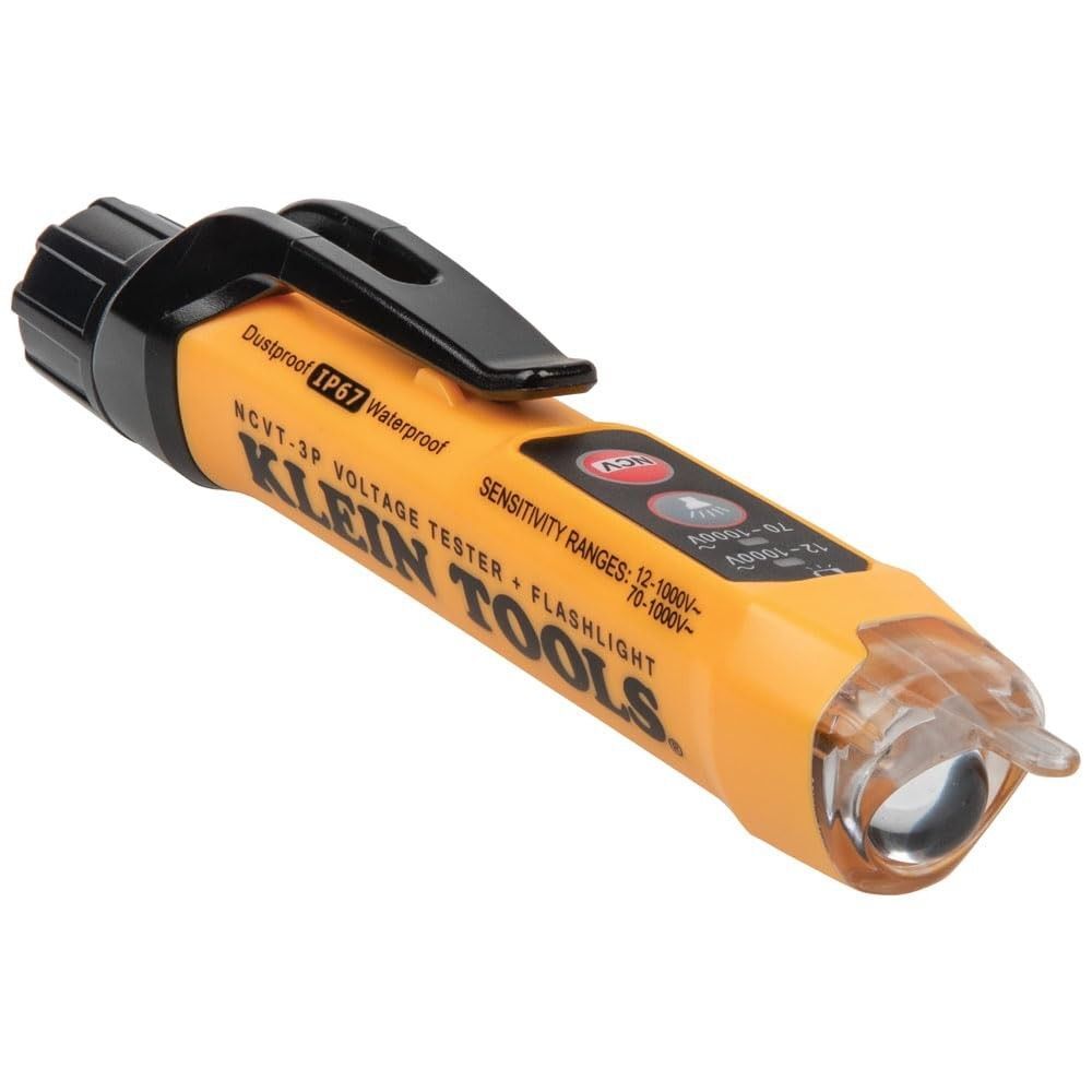 Klein Tools NCVT3P Non-Contact Voltage Tester Pen, 12-1000V AC